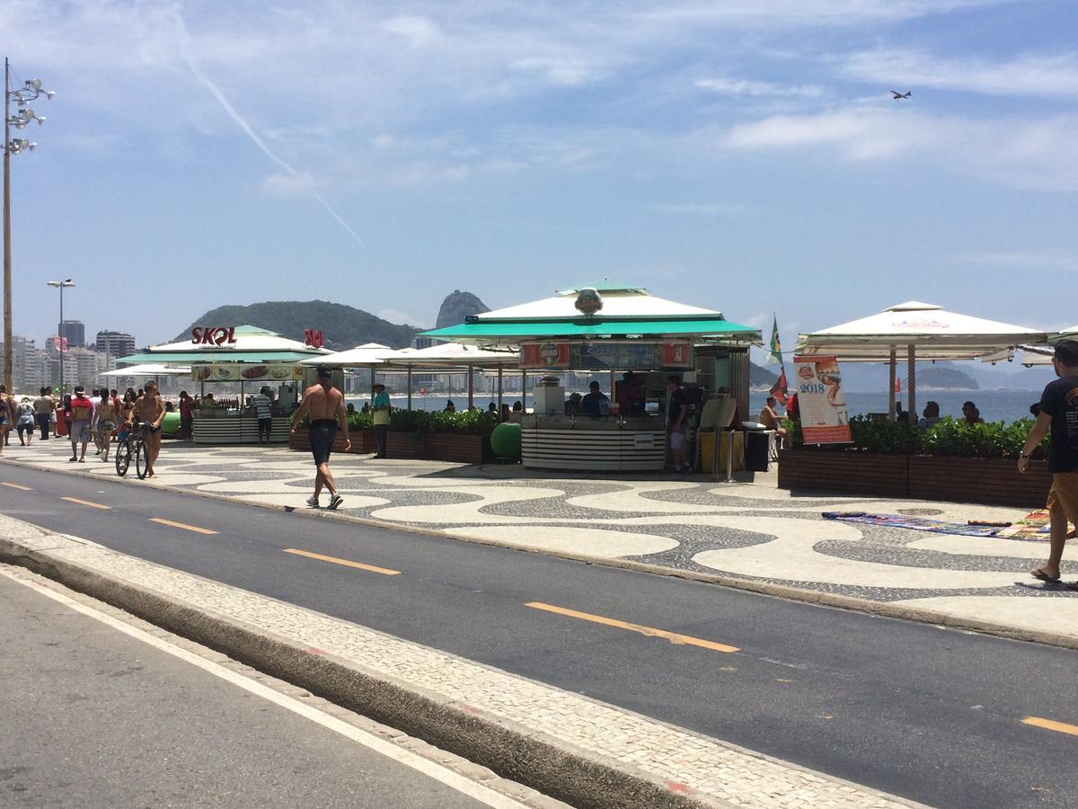 Apartamento Copacabana - Quadra Da Praia Rio de Janeiro Bagian luar foto